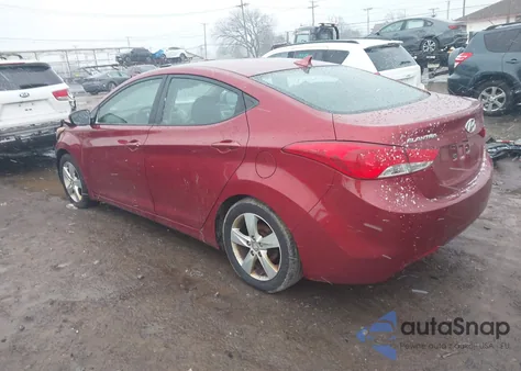 2013 Hyundai Elantra Gls из США, поврежденный, VIN 5NPDH4AE8DH450922